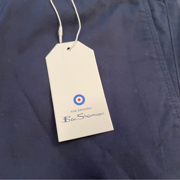 Ben Sherman Men's Navy Blue Pants-Slim Tapered Fit-Size 36 Waist-30 Long NWT - Picture 12 of 13